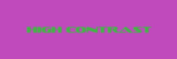 HIGH CONTRAST Logo