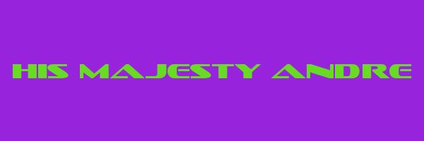 HIS MAJESTY ANDRE Logo