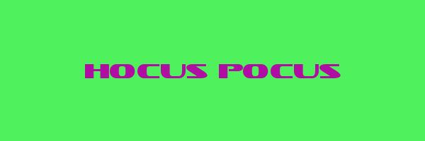 HOCUS POCUS Logo