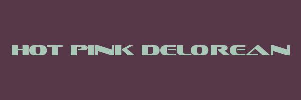 HOT PINK DELOREAN Logo