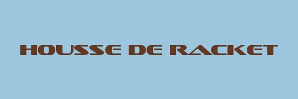 HOUSSE DE RACKET Logo