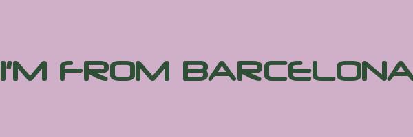 I'M FROM BARCELONA Logo