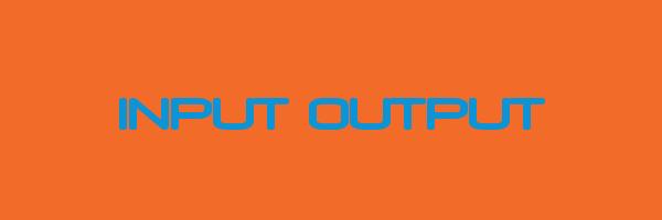 INPUT OUTPUT Logo
