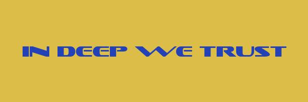 IN DEEP WE TRUST Logo