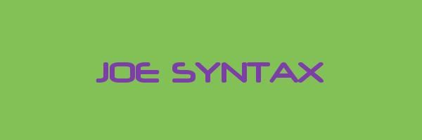 JOE SYNTAX Logo