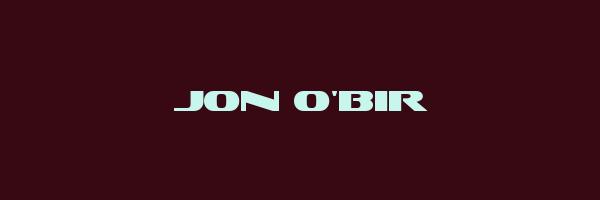 JON O'BIR Logo