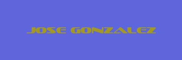 JOSE GONZALEZ Logo