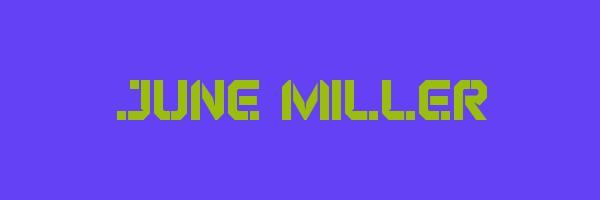 JUNE MILLER Logo