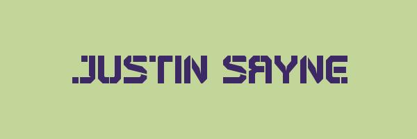 JUSTIN SAYNE Logo