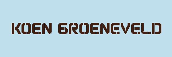 KOEN GROENEVELD Logo