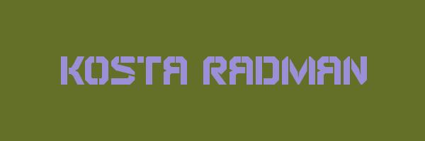 KOSTA RADMAN Logo
