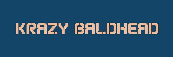 KRAZY BALDHEAD Logo