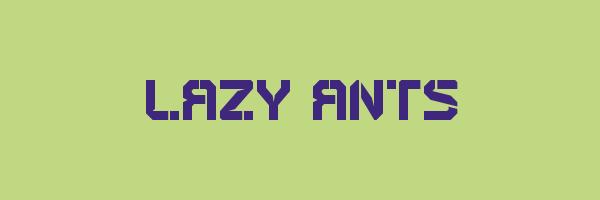 LAZY ANTS Logo