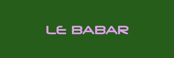 LE BABAR Logo