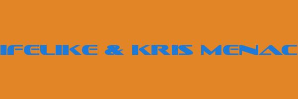 LIFELIKE & KRIS MENACE Logo