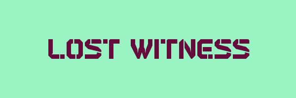 LOST WITNESS Logo