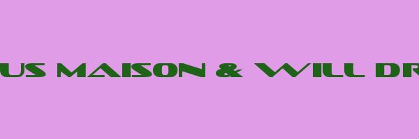MARCUS MAISON & WILL DRAGEN Logo
