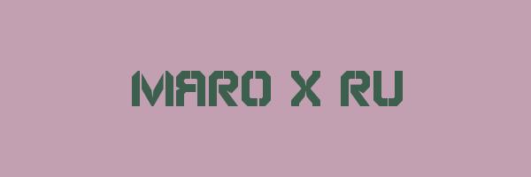 MARO X RU Logo