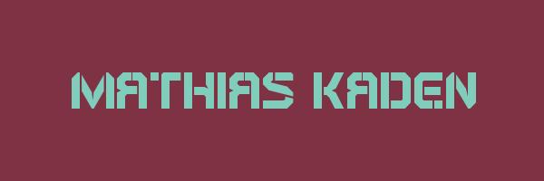 MATHIAS KADEN Logo