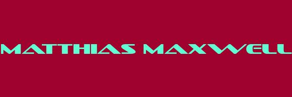 MATTHIAS MAXWELL Logo