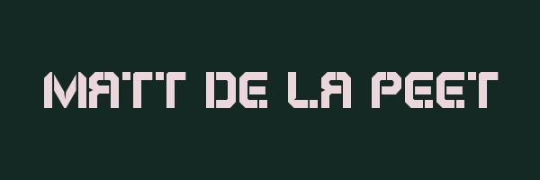 MATT DE LA PEET Logo
