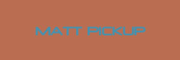 MATT PICKUP Logo