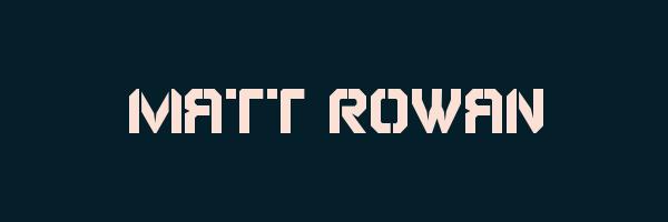 MATT ROWAN Logo