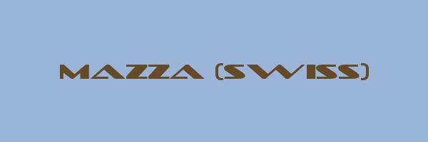 MAZZA (SWISS) Logo