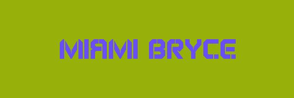 MIAMI BRYCE Logo