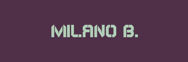 MILANO B. Logo
