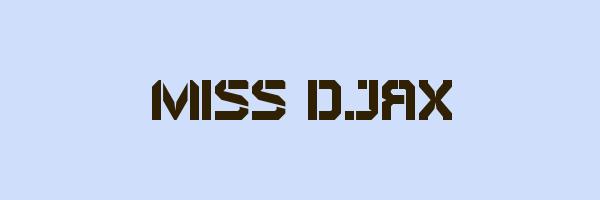 MISS DJAX Logo