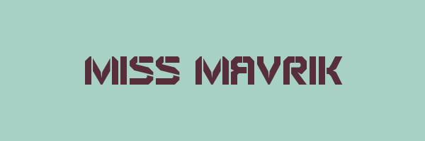 MISS MAVRIK Logo