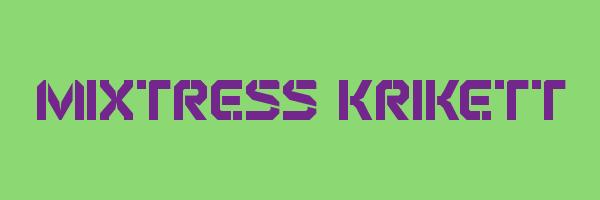 MIXTRESS KRIKETT Logo