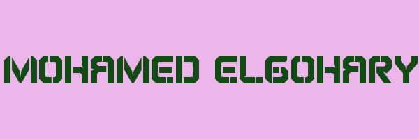 MOHAMED ELGOHARY Logo