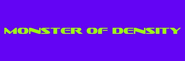 MONSTER OF DENSITY Logo