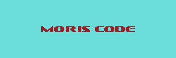 MORIS CODE Logo