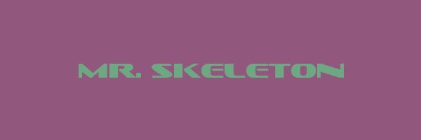 MR. SKELETON Logo