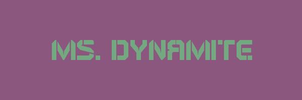 MS. DYNAMITE Logo