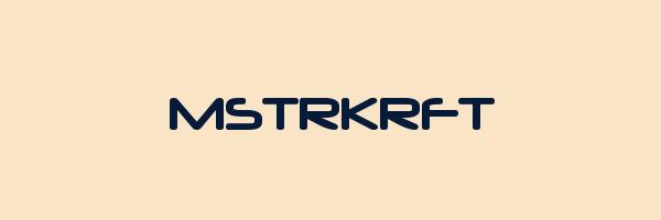 MSTRKRFT Logo