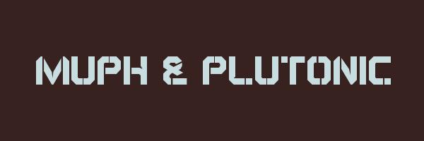 MUPH & PLUTONIC Logo