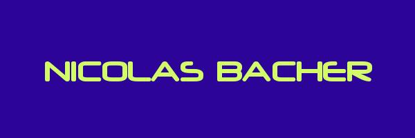 NICOLAS BACHER Logo