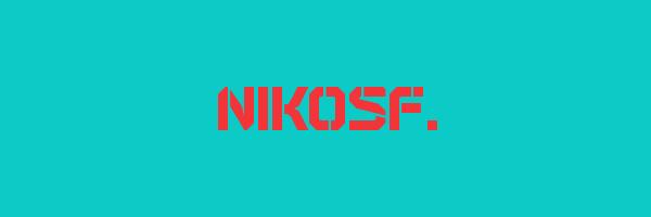 NIKOSF. Logo