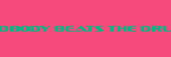 NOBODY BEATS THE DRUM Logo