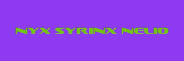 NYX SYRINX NELIO Logo
