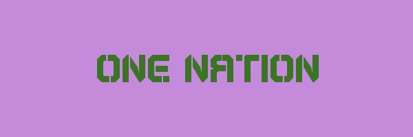 ONE NATION Logo