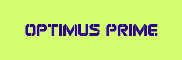 OPTIMUS PRIME Logo