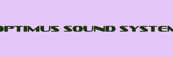 OPTIMUS SOUND SYSTEM Logo