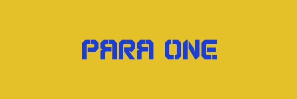 PARA ONE Logo