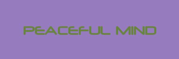 PEACEFUL MIND Logo