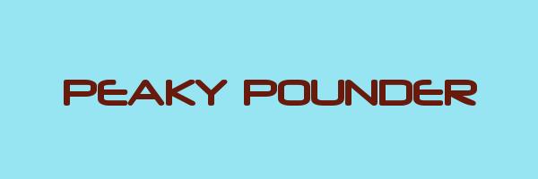 PEAKY POUNDER Logo